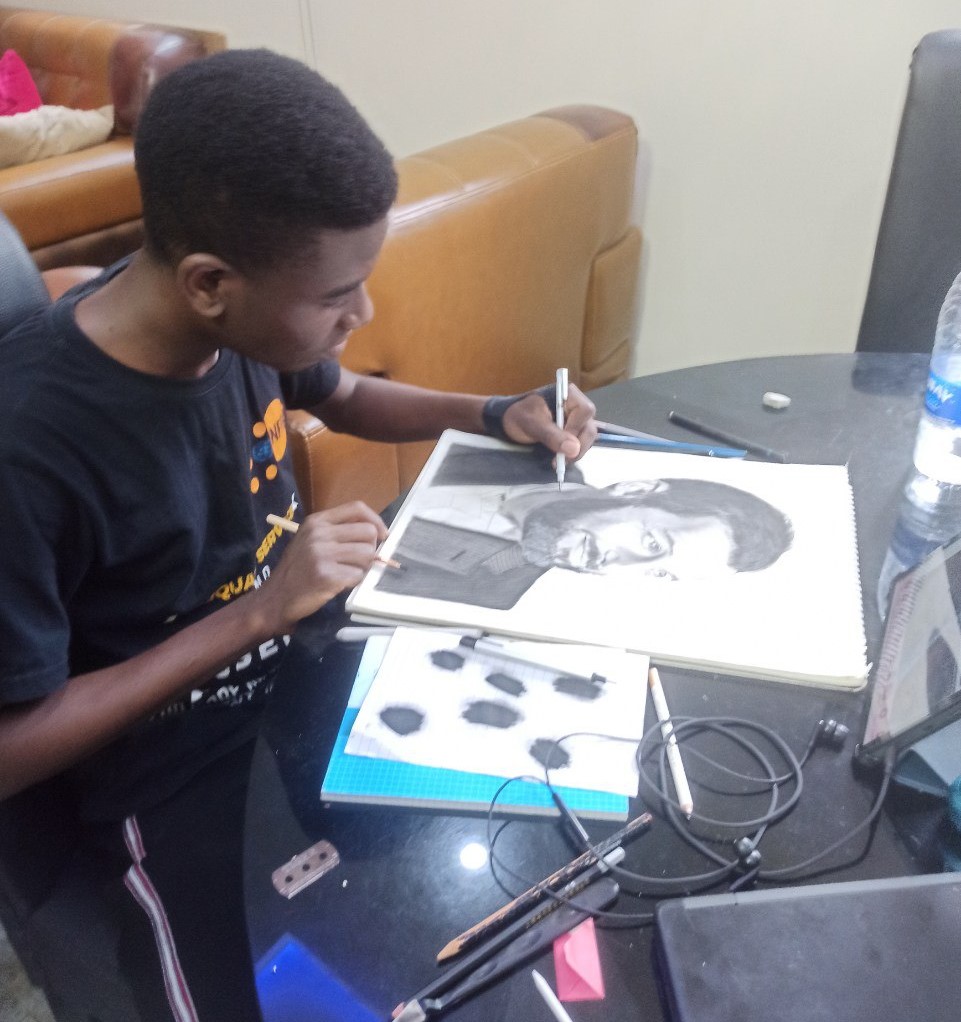 MofeOluwa at work